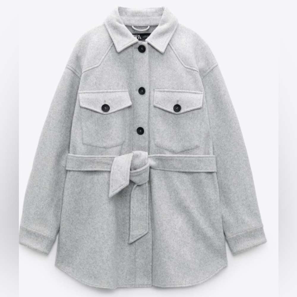Zara shirt jacket